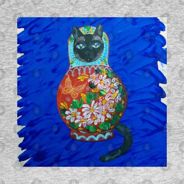 Matryoshka Cat by Novaart